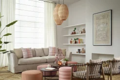 Aimee, Suspension, Raphia Et Fer, L