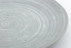 Alanah, Assiette, Ceramique, Gris, 21,5Cm