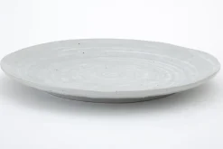 Alanah, Assiette, Ceramique, Gris, 27Cm