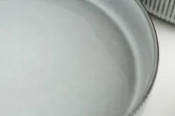 Architecto, Assiette A Pates, Ceramique, Gris