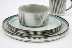 Architecto, Assiette, Ceramique, Gris, 20,5Cm