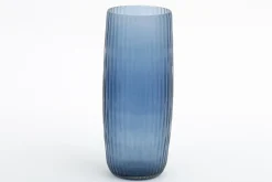 Arez, Vase, Verre, Bleu, M
