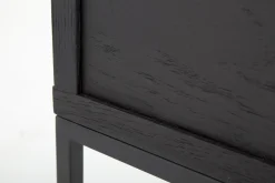 Armand, Bureau, Chene Noir Et Metal