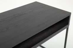 Armand, Bureau, Chene Noir Et Metal