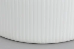 Ayla, Vase, Verre, Blanc, O22X27H