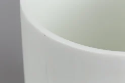 Ayla, Vase, Verre, Blanc, O17,5X21,5H