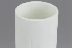 Ayla, Vase, Verre, Blanc, O10,5X44H