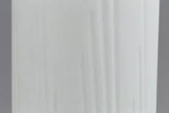 Ayla, Vase, Verre, Blanc, O10,5X44H