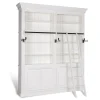 Balmore, Bibliotheque, Blanche, 2 Parties, Avec Echelle