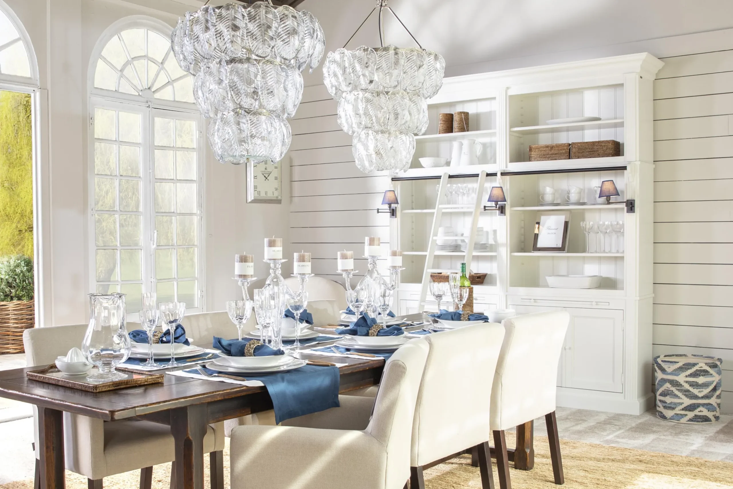 Balmore, Bibliotheque, Blanche, 2 Parties, Avec Echelle