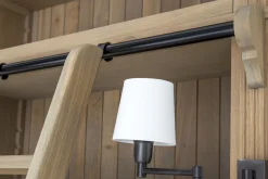 Balmore, Bibliotheque, Chene Patine, 3 Parties, Avec Echelle