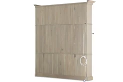 Balmore, Bibliotheque, Chene Patine, 2 Parties, Avec Echelle