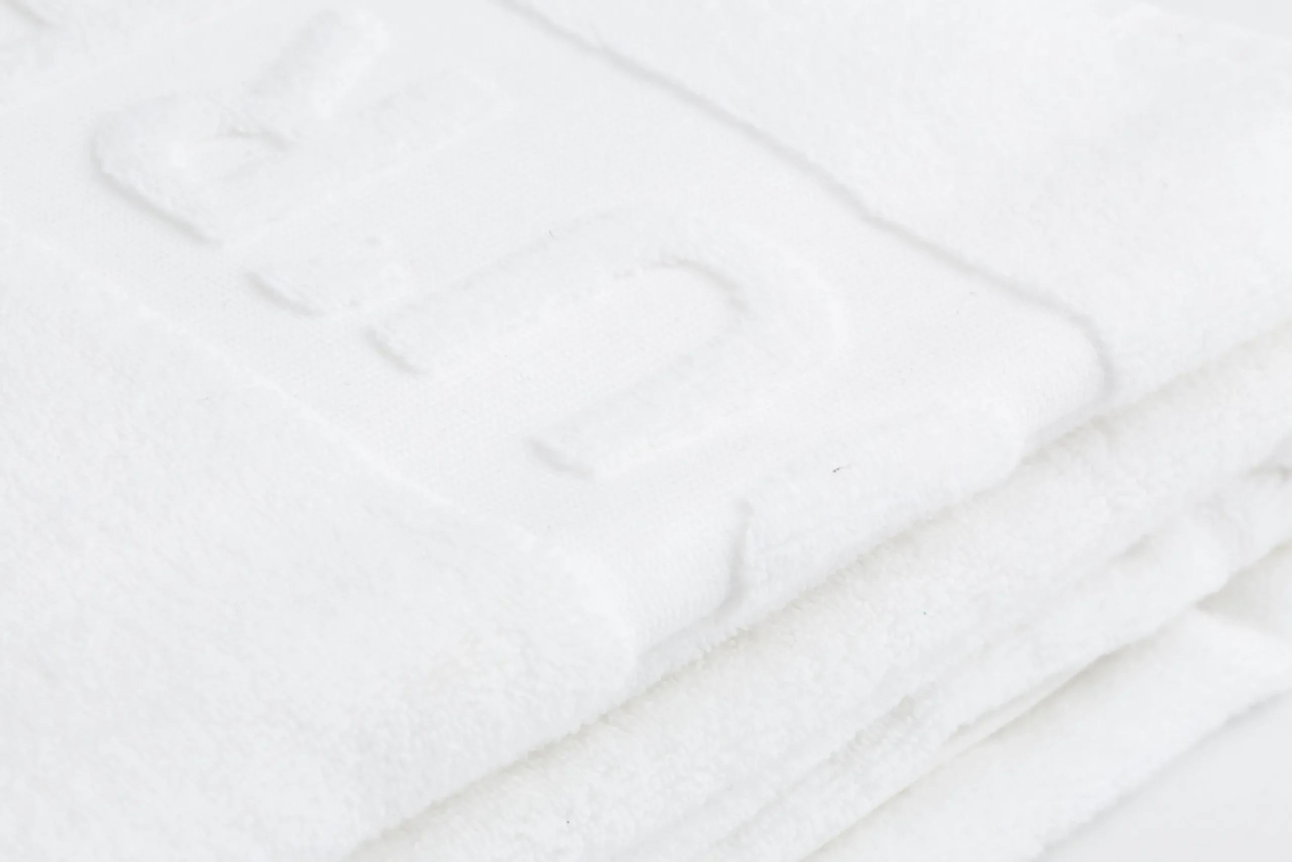 Baobao, Serviette De Bain, Blanc, 100X180 Cm