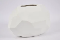 Belinda, Vase, Ceramique, Blanc, Modele 1