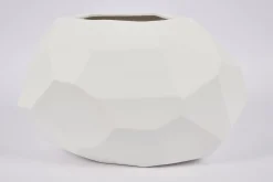 Belinda, Vase, Ceramique, Blanc, Modele 1