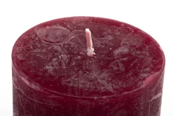 Beth, Bougie, Couleur Rouge Balmoral, 7X11,5Cm