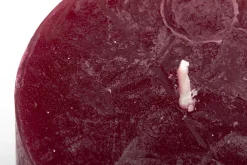 Beth, Bougie, Couleur Rouge Balmoral, 9X20Cm