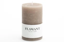 Beth, Bougie, Couleur Taupe, 7X11,5Cm