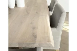 Billy, Fauteuil, Bouleau, Lin Blanc Casse