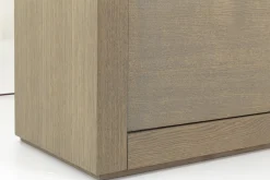 Bjorn, Bibliotheque, Chene Patine, Avec Lumieres Led A Intensite Variable