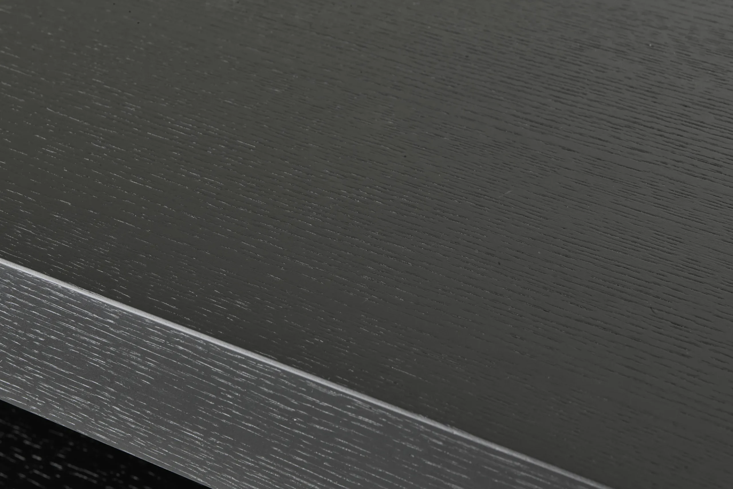 Bjorn, Buffet, Noir, 4 Portes, Avec Lumieres Led A Intensite Variable