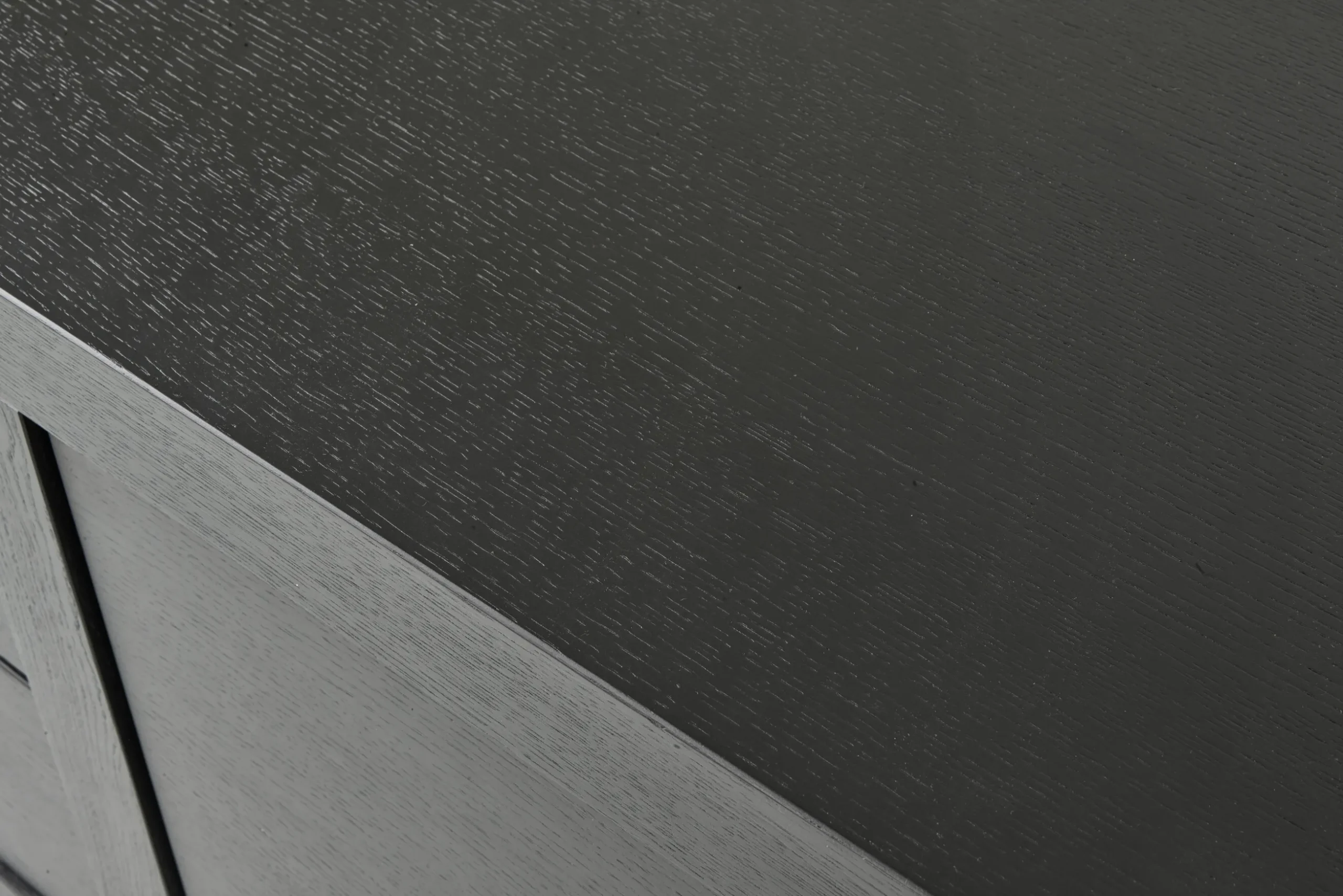 Bjorn, Meuble Tv, Noir, 2 Portes, 4 Tiroirs