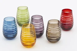 Brahms, Verre, Differentes Couleurs, Ensemble De 6