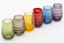 Brahms, Verre, Differentes Couleurs, Ensemble De 6