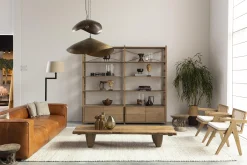 Bruno, Fauteuil, Chene, Roseau, Avec Coussin