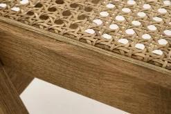 Bruno, Fauteuil, Chene, Roseau, Avec Coussin