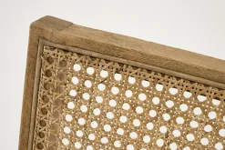 Bruno, Fauteuil, Chene, Roseau, Avec Coussin