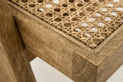 Bruno, Fauteuil, Chene, Roseau, Avec Coussin