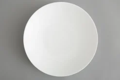 Cathy, Assiette Creuse, Bone China, Blanc