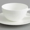 Cathy, Tasse Et Soucoupe, Porcelaine, Blanc, 200Ml