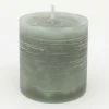 Celine, Bougie, Couleur Vert Olive, 8X10Cm
