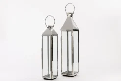 Charme, Lanterne, Acier Et Verre, Xl