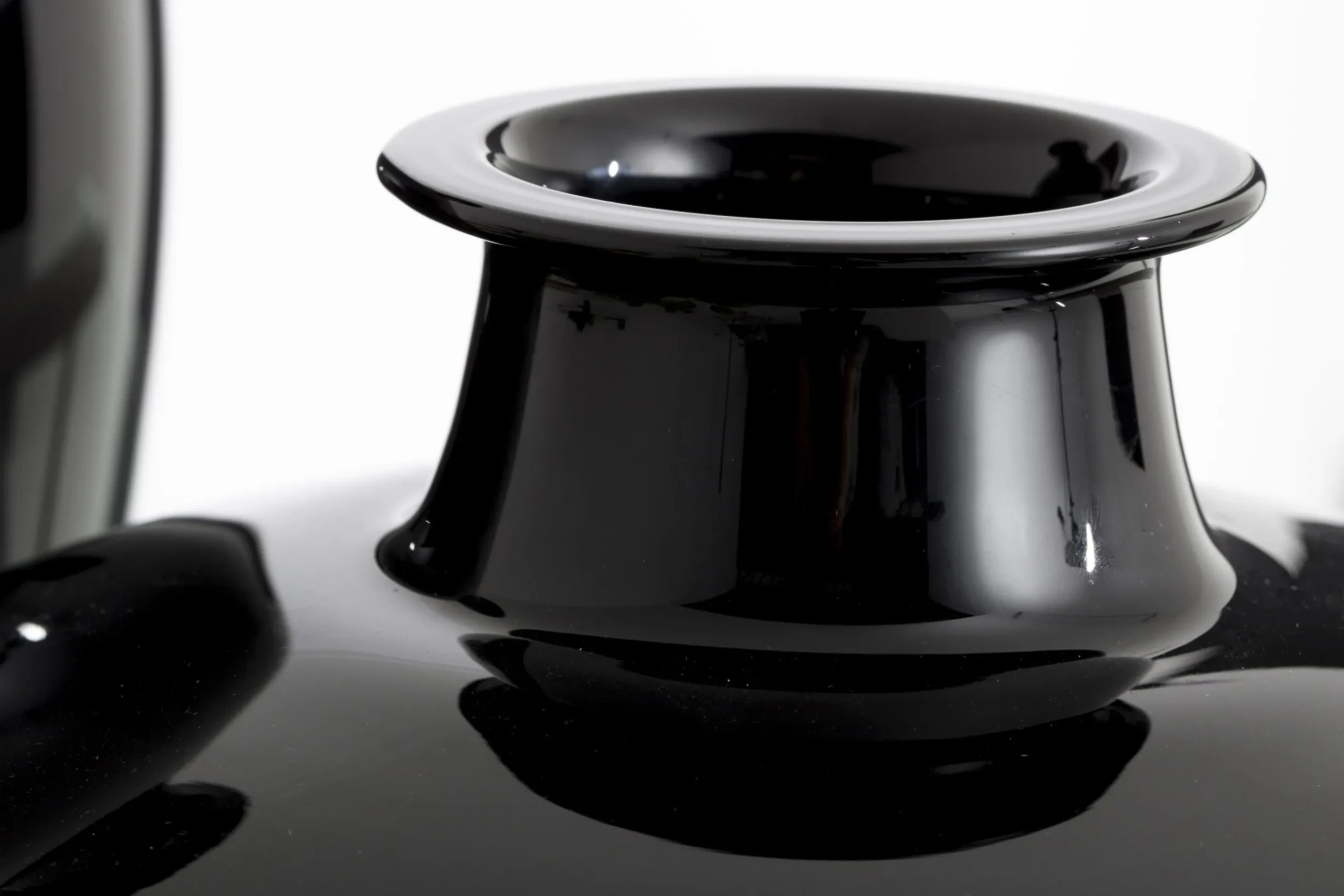 Chiaz, Vase, Verre, Noir