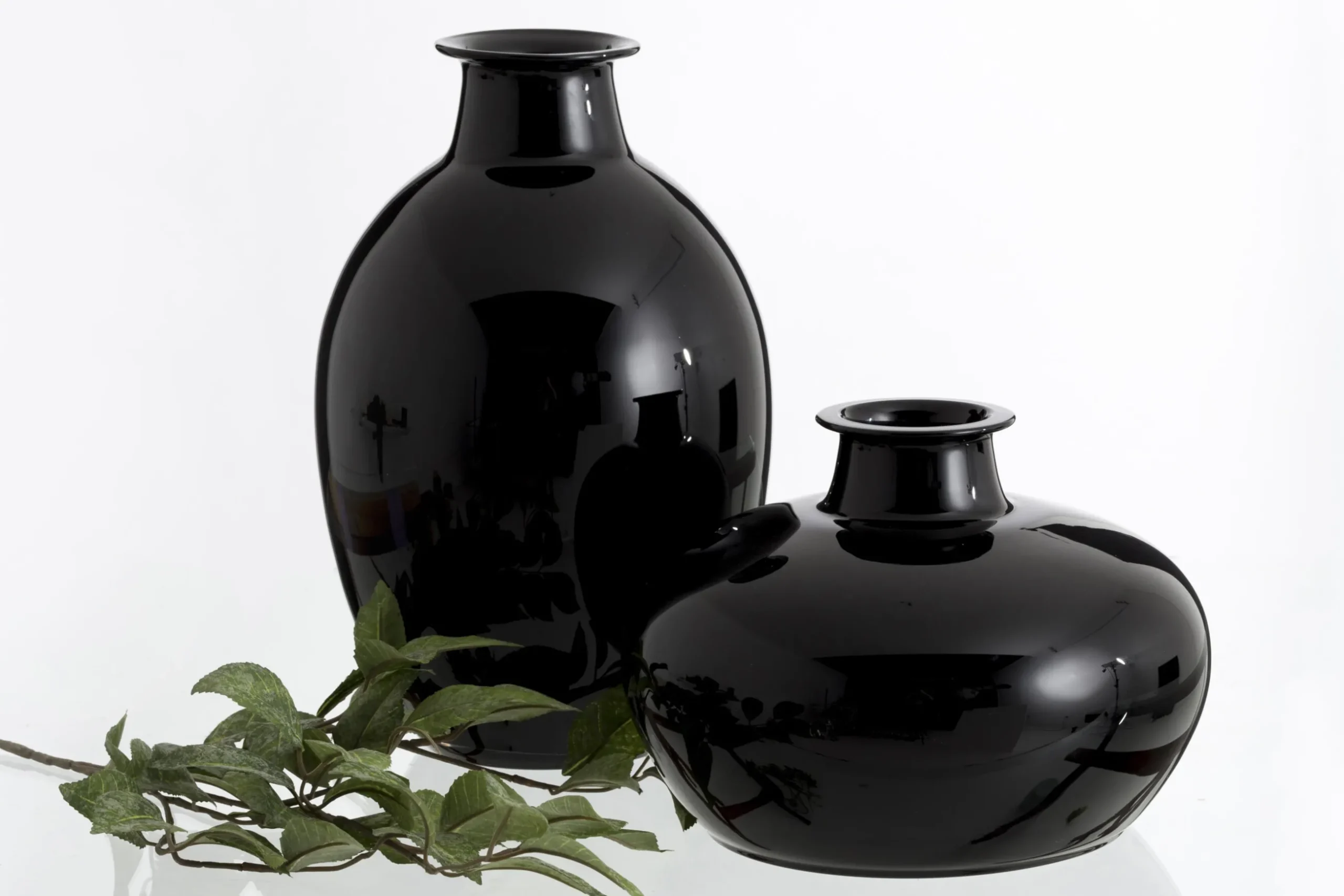 Chiaz, Vase, Verre, Noir