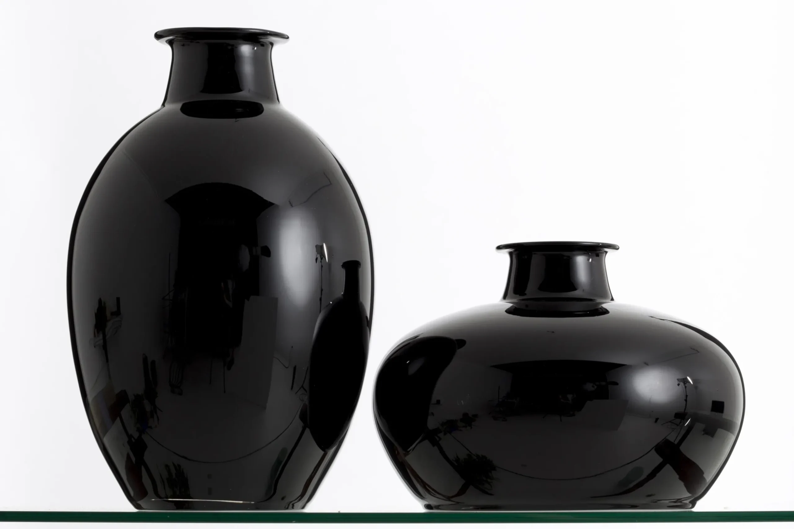 Chiaz, Vase, Verre, Noir