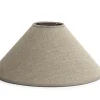 Circum, Abat-Jour, Naturel Et Argent, Conique, 30 Cm