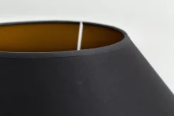 Circum, Abat-Jour, Noir Et Or, Conique, 55 Cm