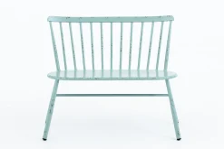 Claire, Banc De Jardin, Bleu Retro