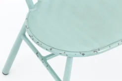 Claire, Banc De Jardin, Bleu Retro