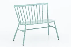 Claire, Banc De Jardin, Bleu Retro