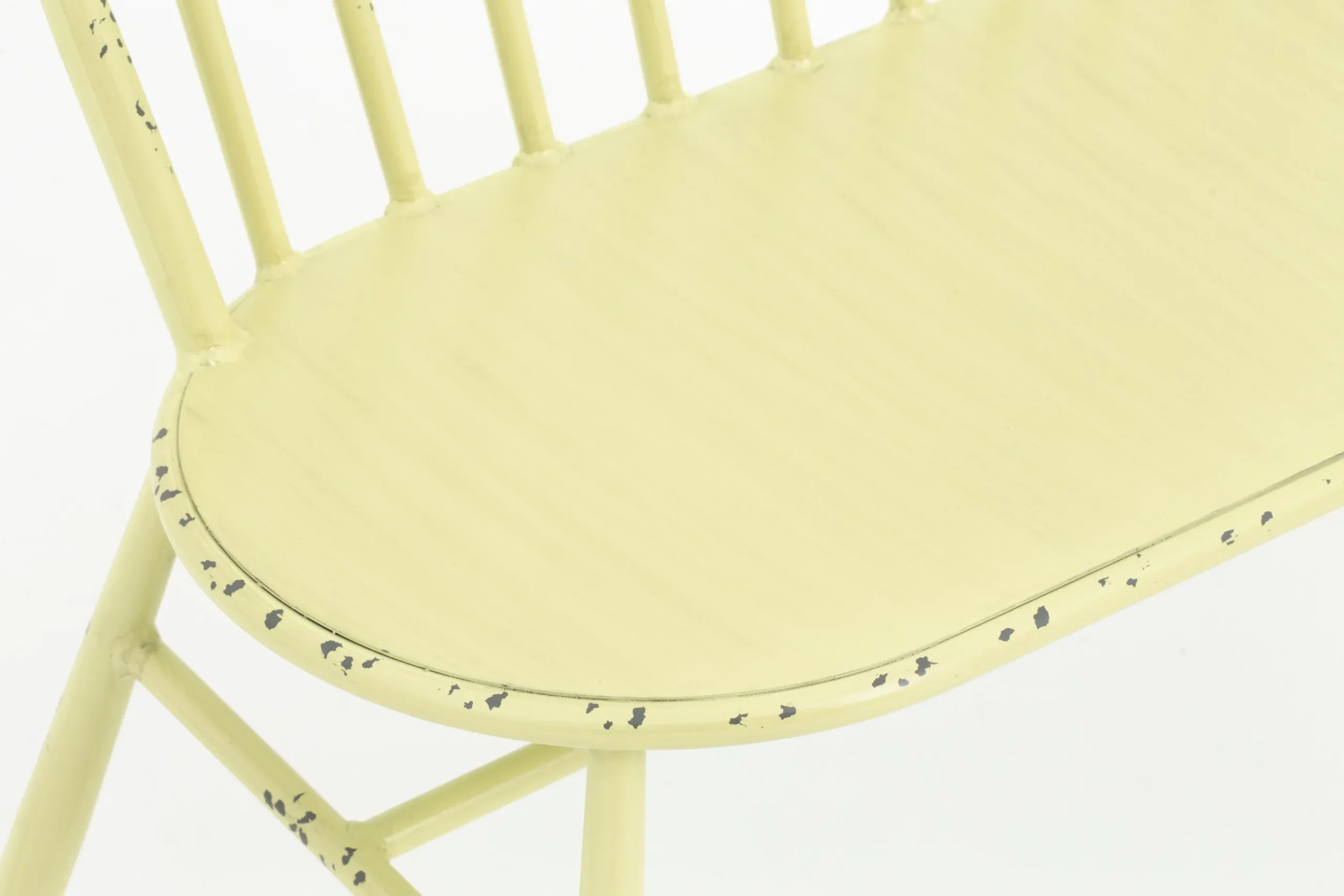 Claire, Banc De Jardin, Jaune Retro