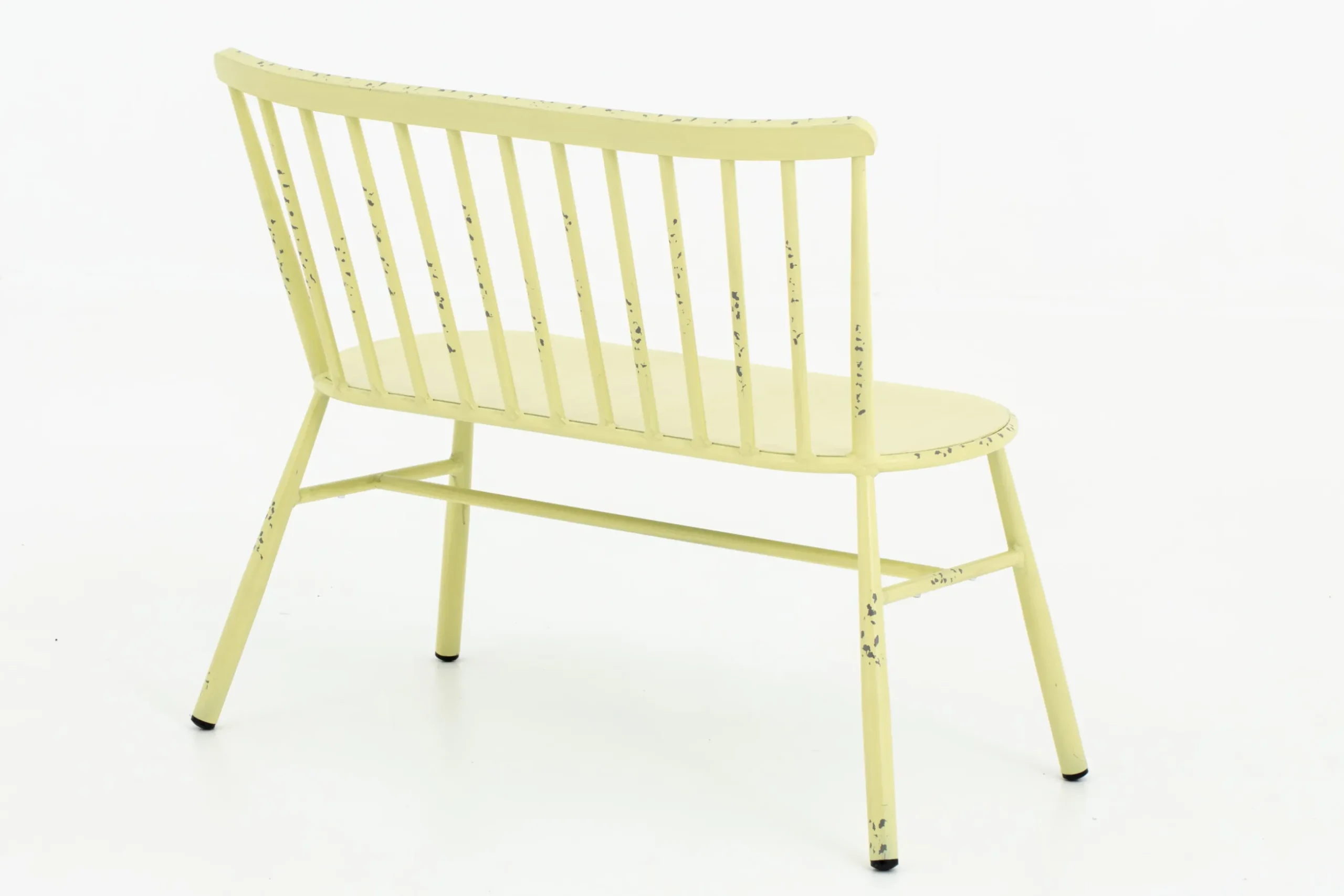 Claire, Banc De Jardin, Jaune Retro