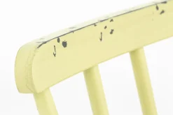 Claire, Banc De Jardin, Jaune Retro