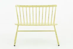 Claire, Banc De Jardin, Jaune Retro