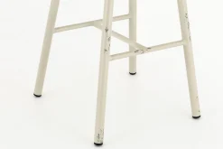 Claire, Chaise De Bar De Jardin, Retro Blanc