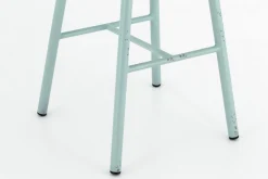 Claire, Chaise De Bar De Jardin, Bleu Retro